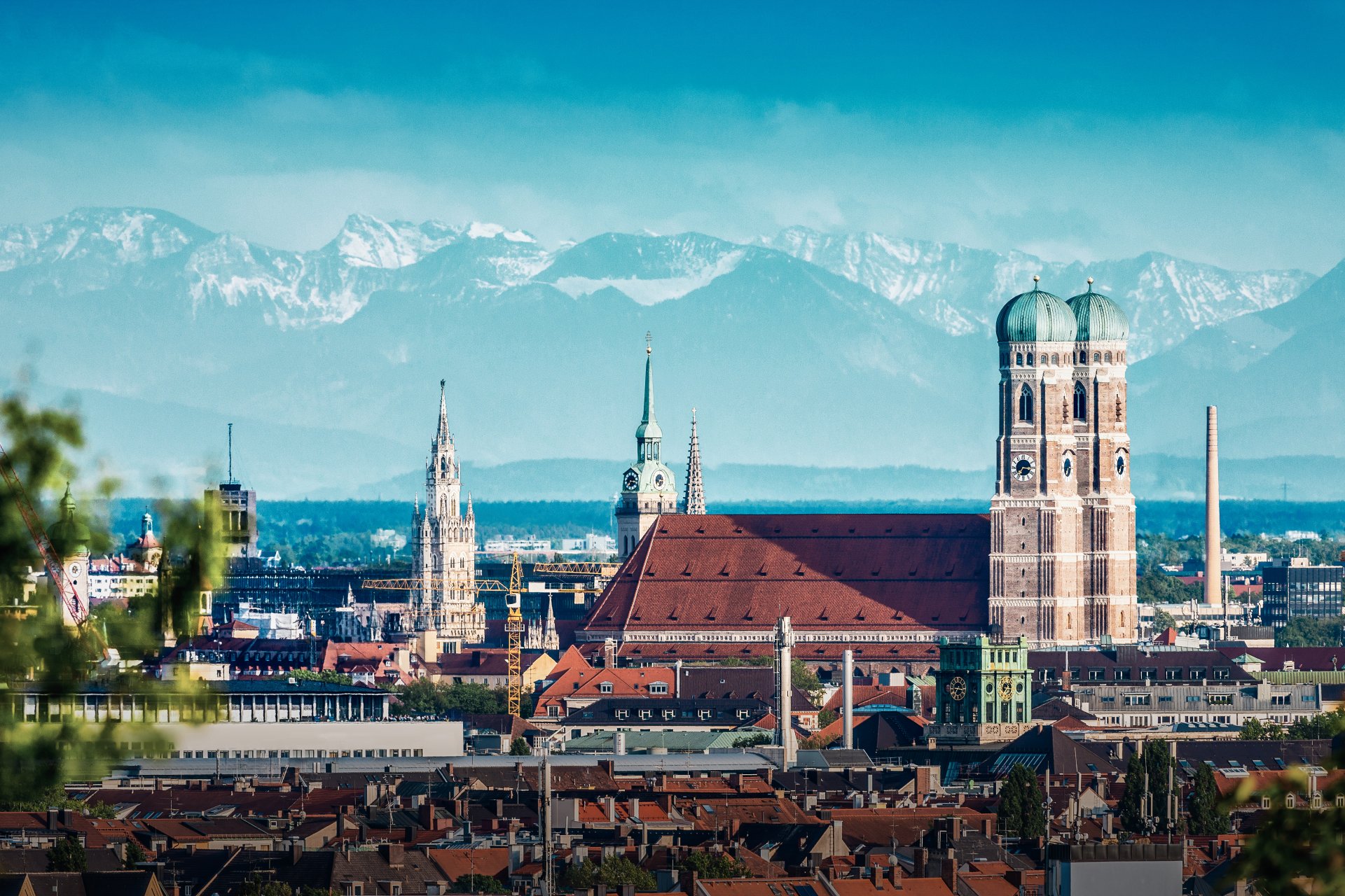 München Frauenkirche Berge 