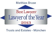 Matthias Bruse - recognized by Best Lawyers 2013