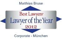 Matthias Bruse - recognized by Best Lawyers 2012