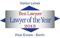 Stefan Lebek - Best Lawyers, Lawyer of the Year 2013