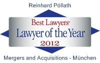 Reinhard Pöllath - Best Lawyers, Lawyer of the year 2012
