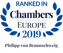 Philipp von Braunschweig - ranked in Chambers Europe 2019