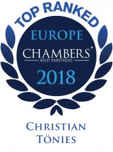 Christian Tönies - top ranked in Chambers Europe 2018