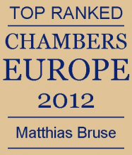  Matthias Bruse - ranked in Chambers Europe 2013