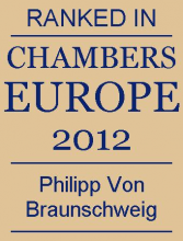Philipp von Braunschweig - ranked in Chambers Europe 2012