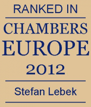 Stefan Lebek - ranked in Chambers Europe 2012