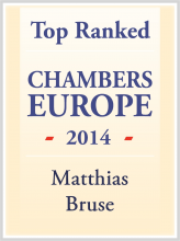 Matthias Bruse - ranked in Chambers Europe 2014