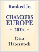Otto Haberstock - ranked in Chambers Europe 2014