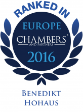 Benedikt Hohaus - Chambers Europe 2016