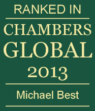 Michael Best - ranked in Chambers Global 2013