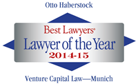 Otto Haberstock - recognized as Best Lawyer of the year 2014-2015
