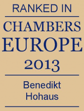 Benedikt Hohaus - Chambers Europe 2013