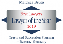 Matthias Bruse - recognized by Best Lawyers 2019