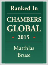  Matthias Bruse - ranked in Chambers Global 2015