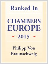 Philipp von Braunschweig - ranked in Chambers Europe 2015