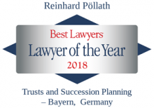 Reinhard Pöllath - Best Lawyers, Lawyer of the year 2018