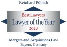 Reinhard Pöllath - Best Lawyers, Lawyer of the year 2020