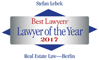 Stefan Lebek - Best Lawyers, Lawyer of the Year 2017