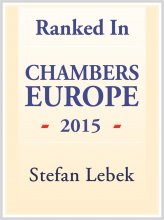 Stefan Lebek - ranked in Chambers Europe 2015