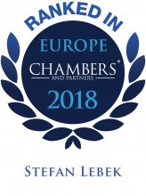 Stefan Lebek - ranked in Chambers Europe 2018
