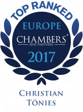 Christian Tönies - top ranked in Chambers Europe 2017