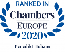 Benedikt Hohaus - Chambers Europe 2020
