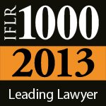 Matthias Bruse - IFLR Leading Lawyer 2013