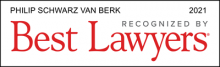 Philip Schwarz van Berk - recognized by Best Lawyers 2021
