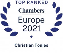 Christian Tönies - top ranked in Chambers Europe 2021