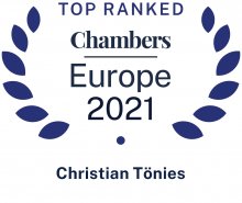 Christian Tönies - top ranked in Chambers Europe 2021