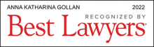 Katharina Gollan - recognized by Best Lawyers 2022