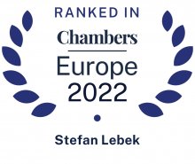  Stefan Lebek - ranked in Chambers Europe 2022