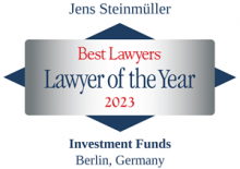 Jens Steinmueller - recognized as Lawyer of the Year 2023