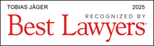 Tobias Jäger - recognized by Best Lawyers 2025