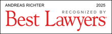 Andreas Richter - recognized by Best Lawyers 2025